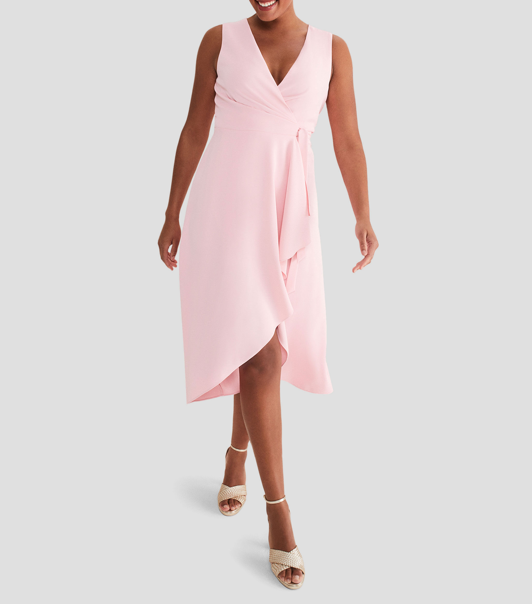 Vestido de fiesta midi Julissa Mujer